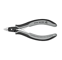 Прецизійні кусачки для електроніки антистатичні 125 мм — Knipex 79 62 125 ESD