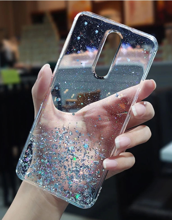 Блискучий чохол з срібною фольгою Xiaomi Redmi 8A