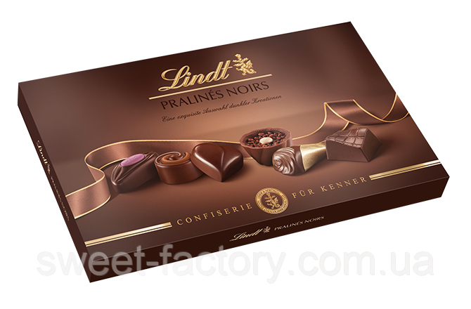 Цукерки Lindt Pralines Noir 200g