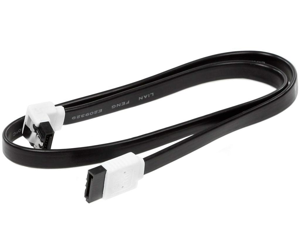 Кабель SATA 3.0 із засувками кутовий Atcom