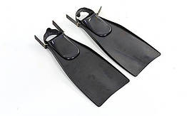 Ласти з відкритою п'ятою Турист (п'ятковий ремінь) UR PL-3790 (р-р 39-43, гума, чорний)