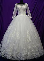 Свадебное платье 42-44-46 размера. Цвет Шампань