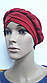Червона шапка чалма з косою, фото 7