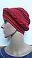 Червона шапка чалма з косою, фото 8