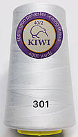 Швейная Нитка KIWI 40/2 Цвет Белый 301