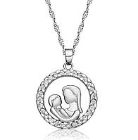 Кулон Моя дорога мама колір срібло