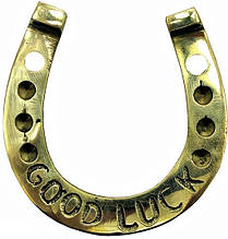Подкова бронзовая Good Luck