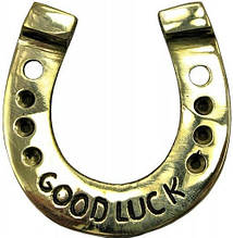 Подкова бронзовая Good Luck