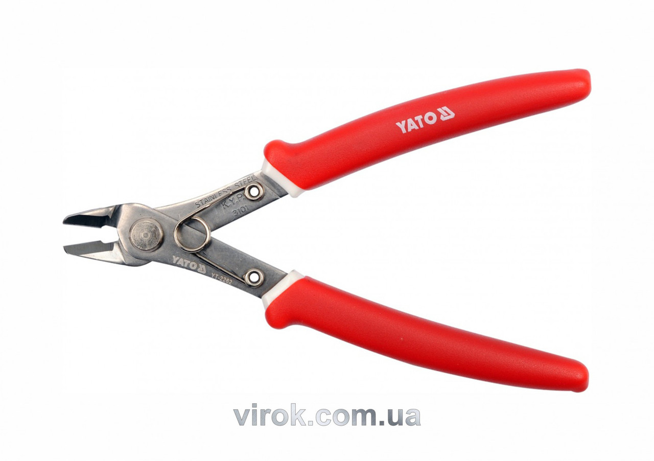 Бокорізи YATO для електропровідників сталеві нерж., l=125мм [20/120] YT-2262