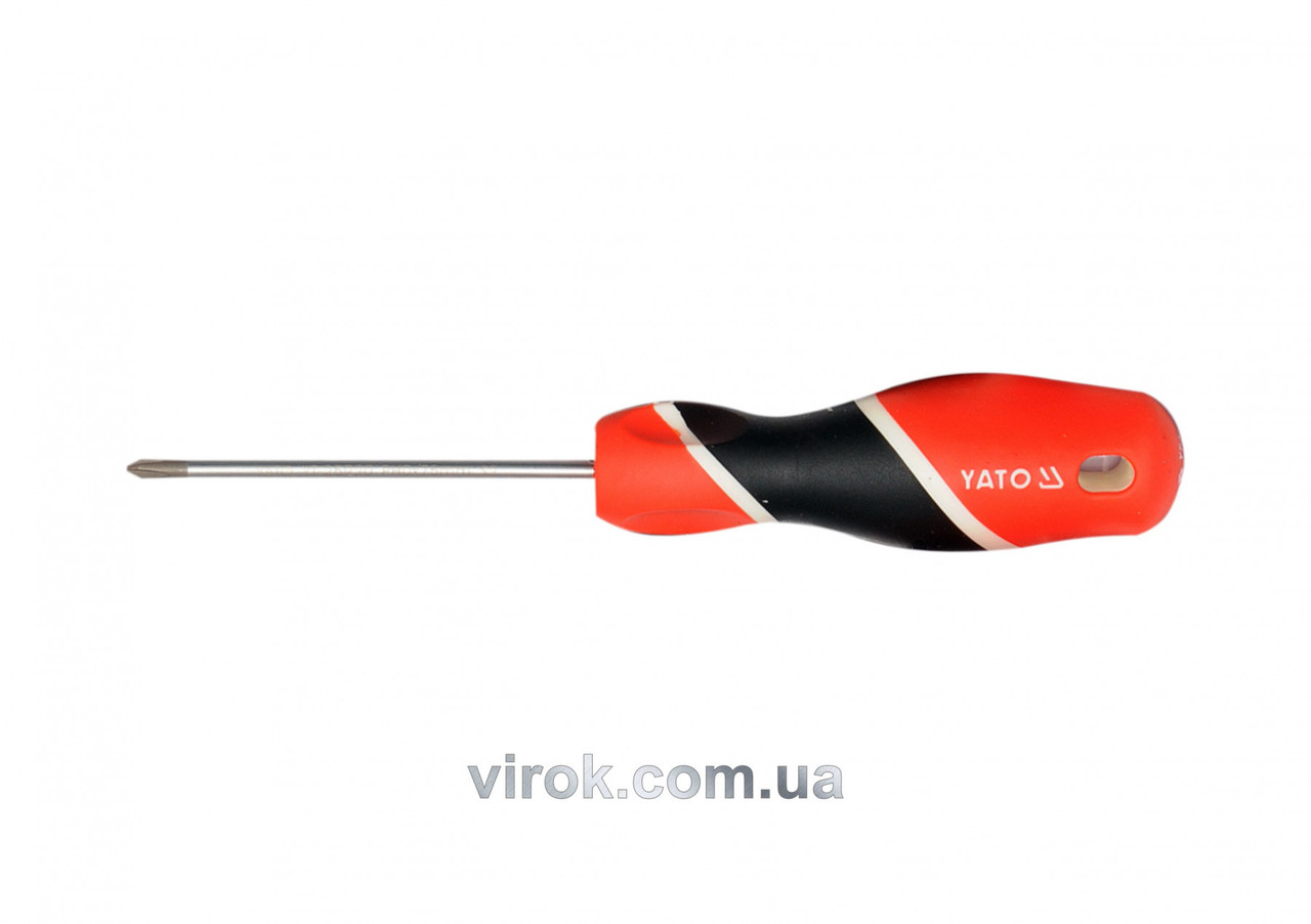 Викрутка хрестова YATO PH0 х 100 мм YT-25921