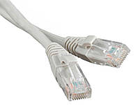 Патч-корд UTP, RJ45, Cat.5e 3 м Atcom серый