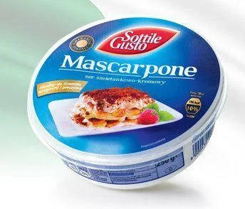 Сир маскарпоне Mascarpone Sottile Gusto, 250 г Польща, фото 2