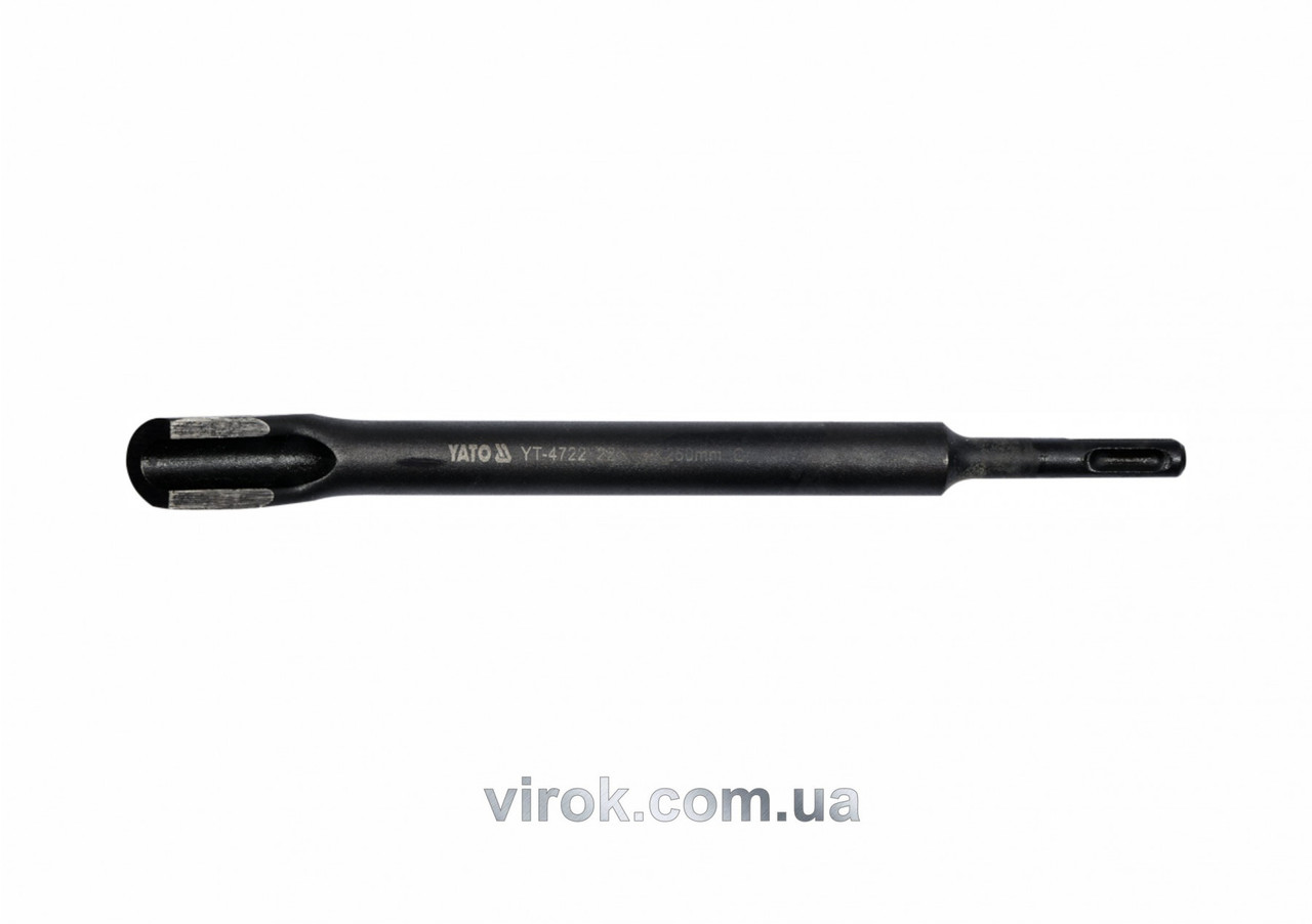 Зубило "U-подібне" YATO SDS+ 22х18х250 мм CrV YT-4722