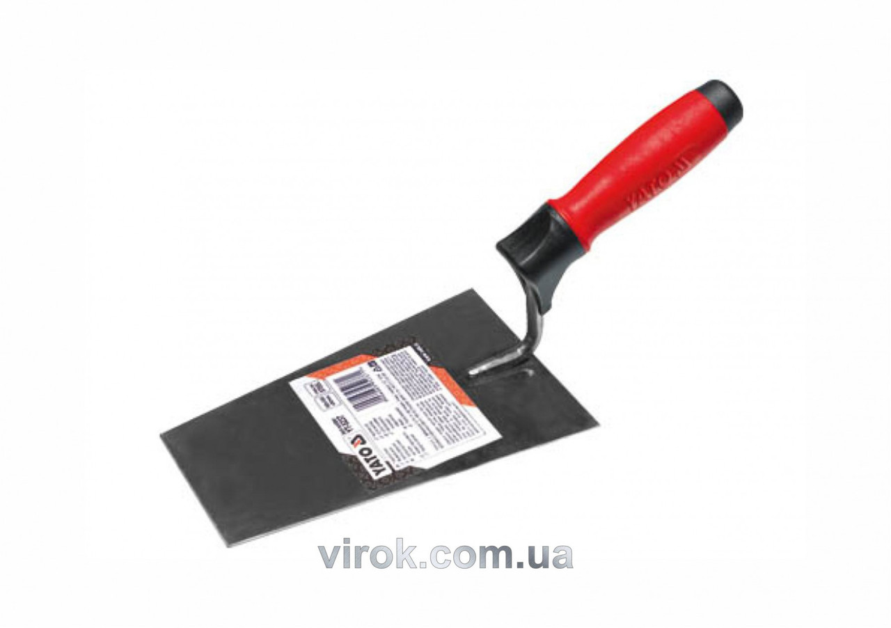 Кельма YATO трапецевидна нержавіюча, 180х120х80 мм [10] YT-5237