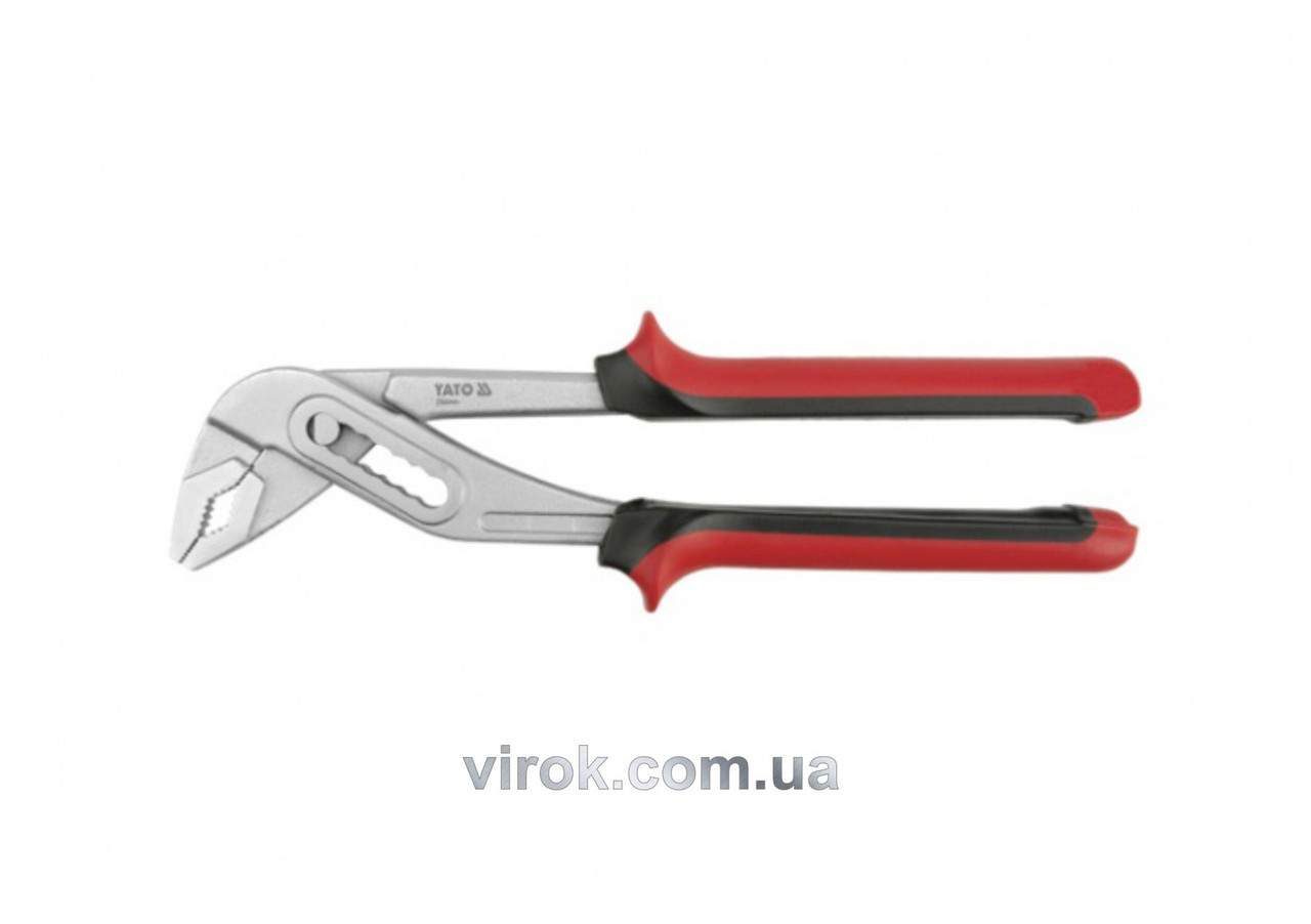 Кліщі переставні YATO l=250 мм YT-2070