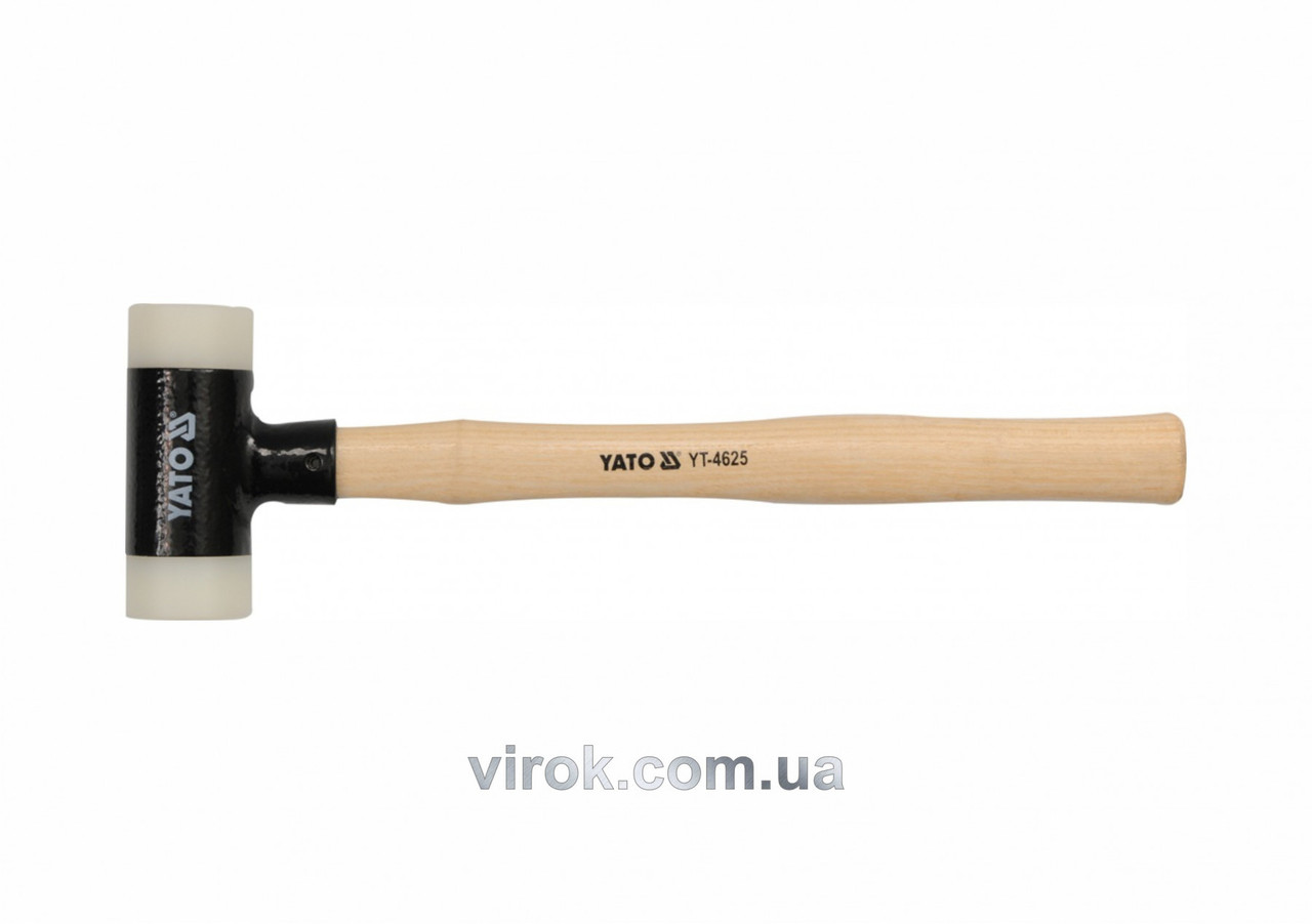 Молоток безынерционный YATO с деревянной ручкой 45 мм 490 г 348 мм YT-4626