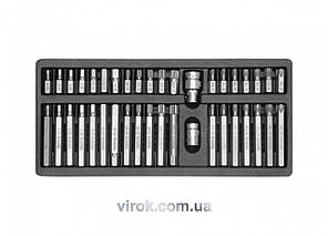 Набір насадок отверточних YATO в металевому кейсі 40 шт YT-0400
