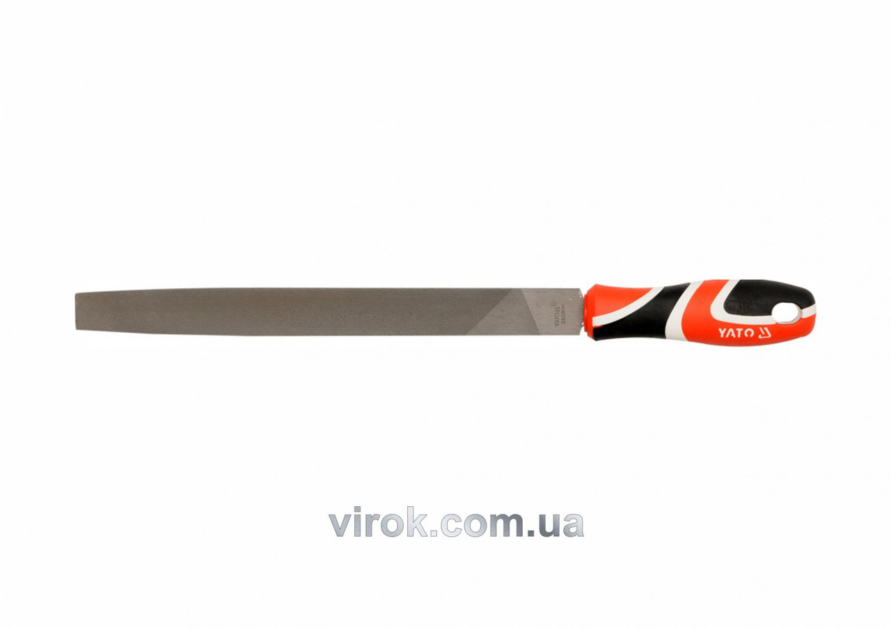 Напильник по металлу плоский YATO 250 мм #3 YT-6233