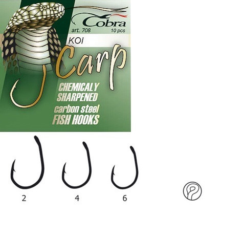 Гачки коропові Cobra FEEDER CARP CHINU 10 pcs.