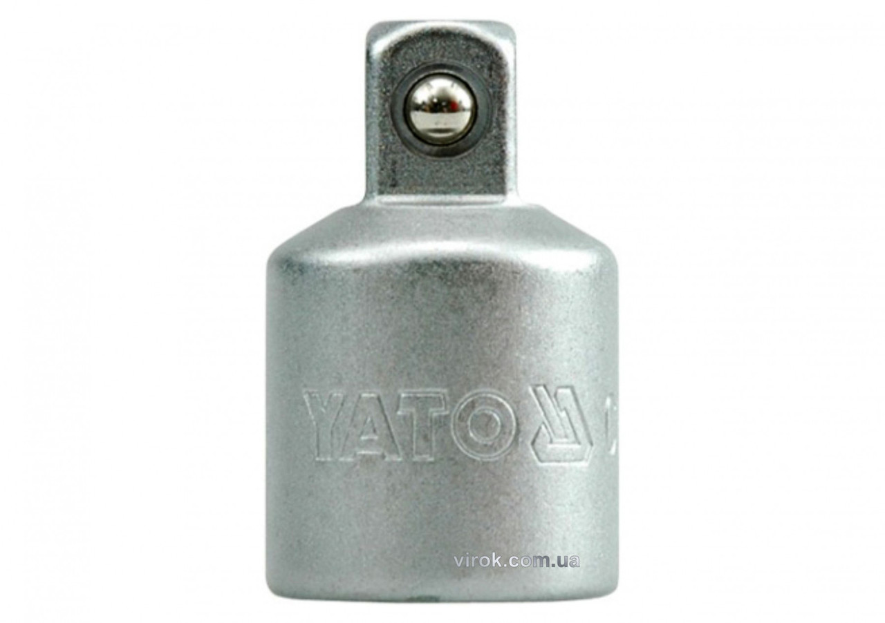 Перехідник YATO 3/4"(F) - 1/2"(М) 51 мм YT-1259