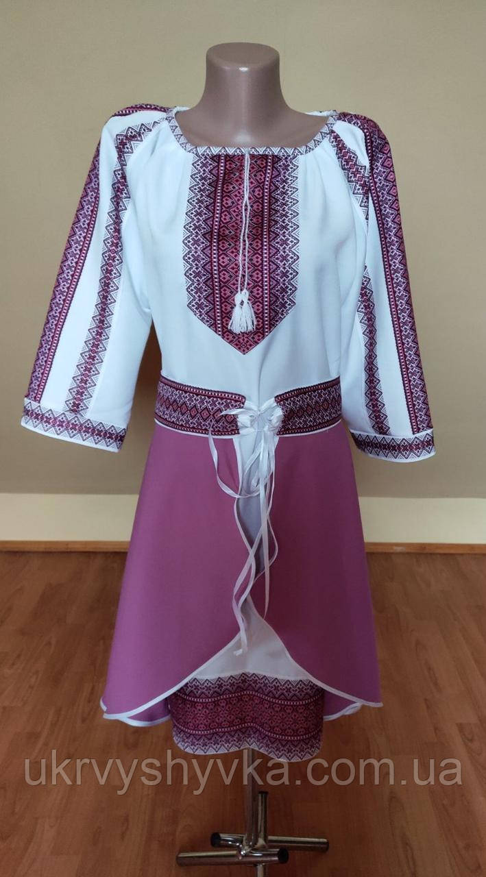 Жіночий костюм "Етнічний" фіолетовий, фото 1