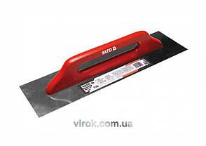 Терка - гладилка YATO нержавіюча гладка 580x130 мм [10] YT-5210