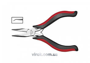 Тонкогубци вигнуті YATO нікельовані l=115 мм YT-2084