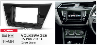 2-DIN переходная рамка VOLKSWAGEN Touran 2015+, CARAV 11-661