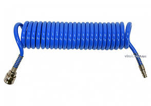 Шланг пневматичний спіральний поліуретановий YATO 6.5 х 10 мм 5 м YT-24204