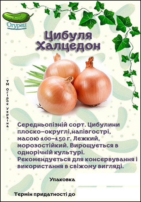 Цибуля Халцедон жовтий (ОГ)