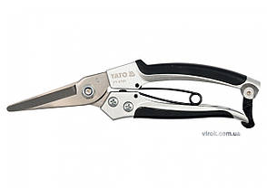 Сікатор до гілок з нержав. сталі/алюмін. YATO l=200 мм леза l=55 мм YT-8791