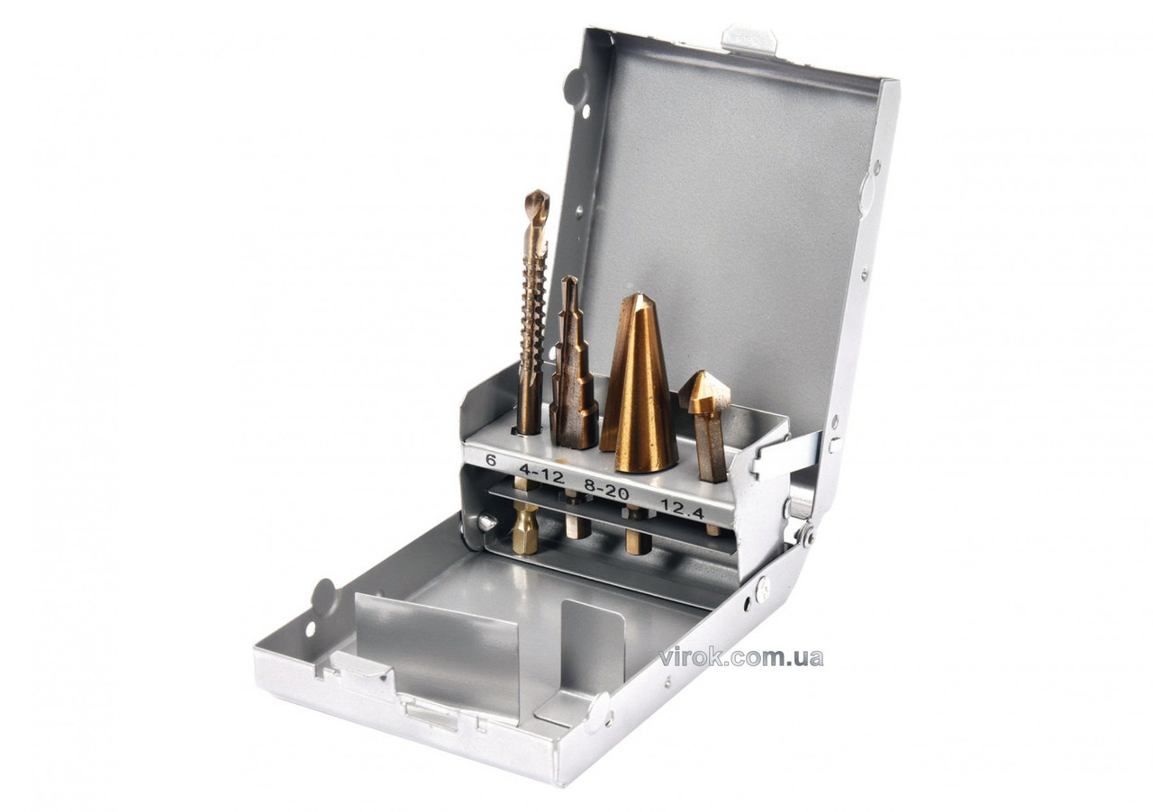 Набір свердел універсальних YATO з шестигранним хвостовиком 4 шт YT-44705