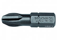 Насадка викрутки YATO 1/4" хрестова PH3 х 25 мм 50 шт YT-7809