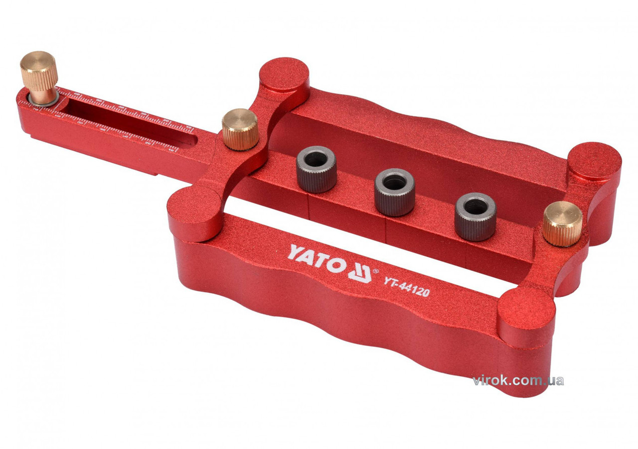 Кондуктор шаблон для свердління отворів під шкант 6, 8, 10 мм Yato YT-44120