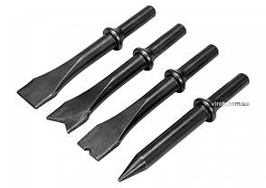 Набір зубил YATO для пневматичного молотка YT-0990 і 81133 120 мм 4 шт YT-09901