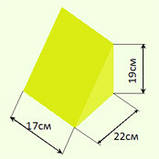 Консоль декоративна 19*17 см, модерн темна, фото 2