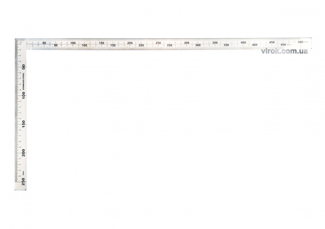 Угольник с нержавеющей стали YATO 300 х 150 мм 90° YT-7083