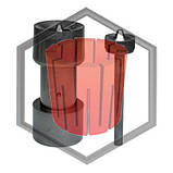 Філ'єра графітова під пруток для машин безперервного лиття Bertonchello, фото 3