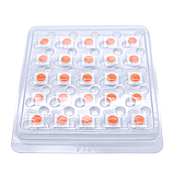 Фіто Світлодіод 3 ватіва 220 В кераміка Smart IC led 3w 220v повний фітоспектр фіто для рослин, фото 3