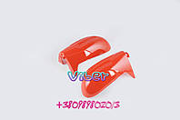 Пластик Viper GRAND PRIX пара на руль (защита рук) (красный) KOMATCU, пара