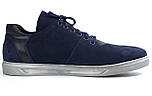 Кросівки сині нубук чоловіче взуття великих розмірів кеди Rosso Avangard Sniker Sleep Blu NUB, фото 3
