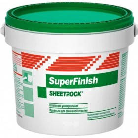 Купити Шпаклівка пастоподібна КНАУФ Sheetrock Super Finish 28кг, ціна ...