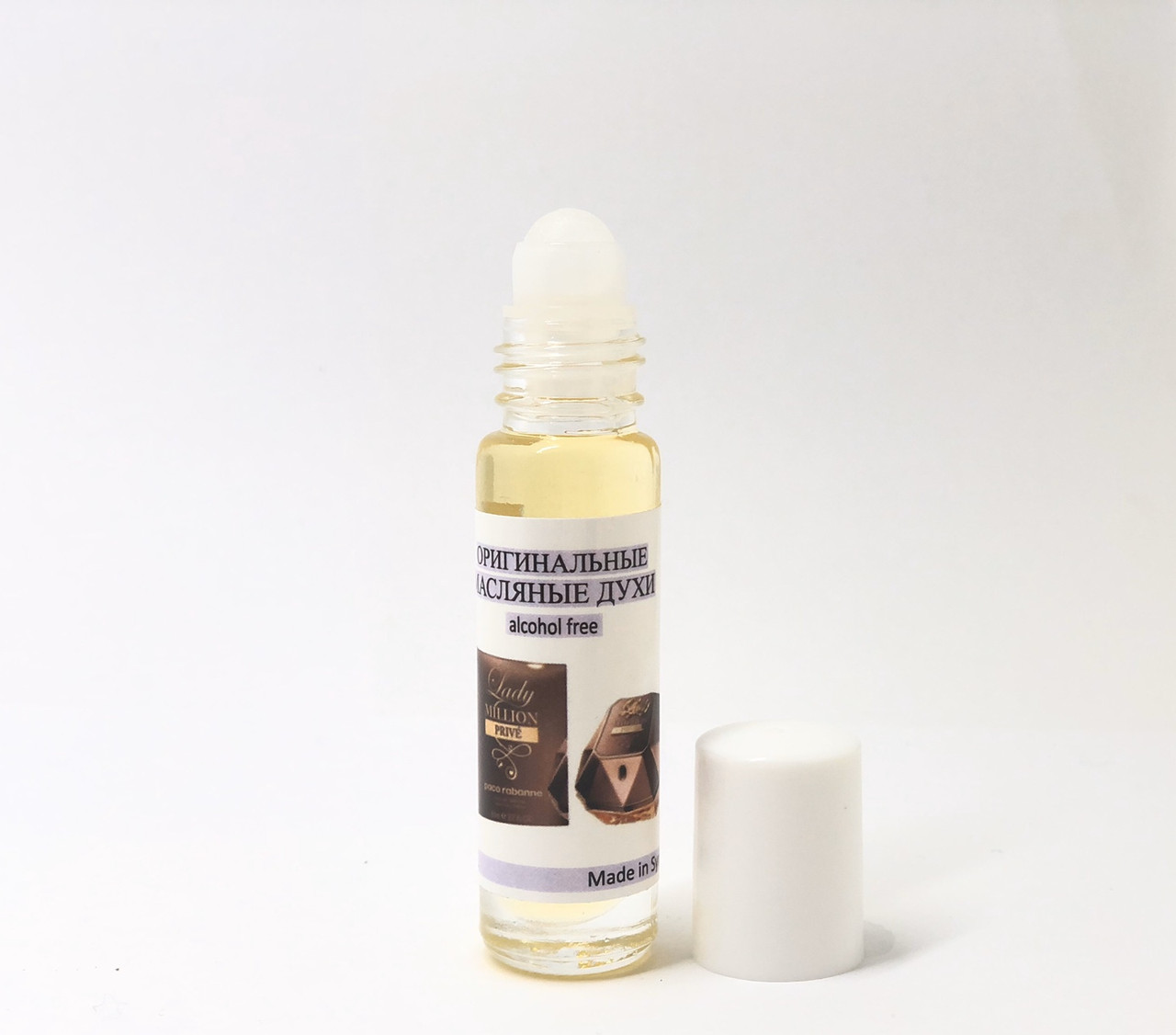 Оригінальні жіночі олійні парфуми Paco Rabanne Lady million Prive (Леді Мільйон Прайв) 9 мл, фото 1