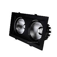 Світлодіодний світильник 36 Вт SC36WK BL чорний 4200 K карданний