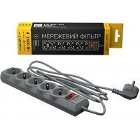 Мережевий фільтр живлення LogicPower LP-X5 PREMIUM, 2m black (9583)