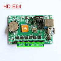 Контролер HD-E64 huidu для LED дисплея, що біжить рядка, світлодіодного рекламного екрана