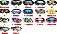 Мото вело рабочие очки UV400 лыжная маска лижна окуляры хамелеон