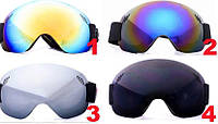 Лыжная маска горнолыжные очки защита от UV лижна окуляры 190х110 v4