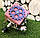 Бізікуб для дівчинки Бізіборд Бізікубік Дитяча дерев'яна іграшка Монтесори Розвиваюча гра 8х8 см, фото 2