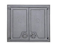 Чугунные дверцы коптильни DW6 640x570 герметические